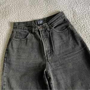 Vintage Gap Black Straight Leg Denim Jeans